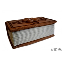 Mézeskalács könyv doboz 3D mintás