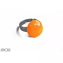 Narancssárga olvasztott üveggyűrű